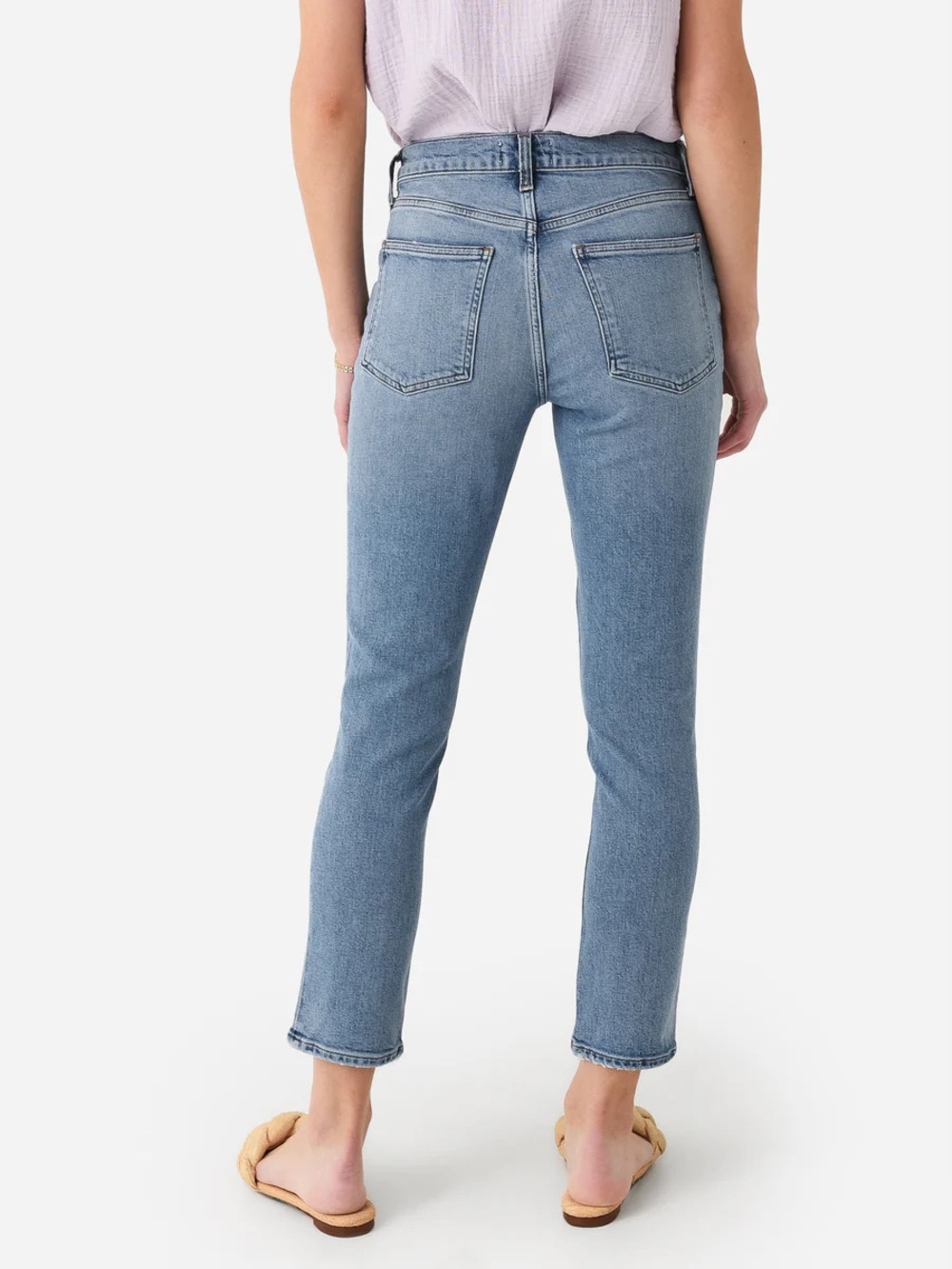 AGOLDE || Willow Mid Rise Slim Crop Jean Blue 26